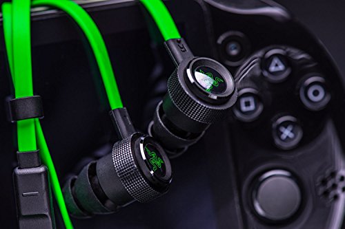 Razer Hammerhead Pro v2 Earbuds: Custom-Tuned Dual-Driver Technology - in-Line Mic & Volume Control - Aluminum Frame - 3.5mm Headphone Jack - Green