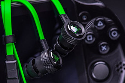 Razer Hammerhead Pro v2 Earbuds: Custom-Tuned Dual-Driver Technology - in-Line Mic & Volume Control - Aluminum Frame - 3.5mm Headphone Jack - Green