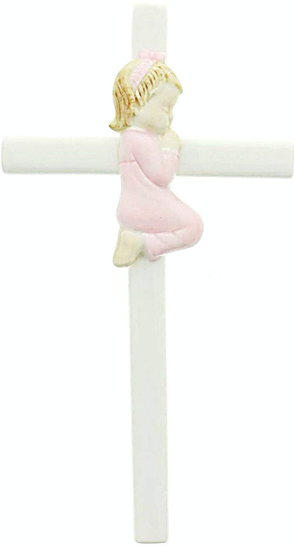 Roman Giftware Inc. Valencia Praying Girl, 7.5" H, Children's Gifts, New Baby, Durable, Religious