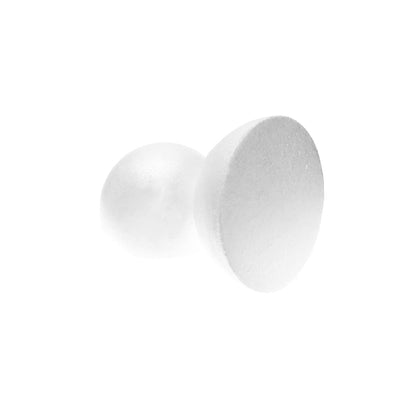8" Craft Foam Half Ball - Smooth Half Foam Polystyrene Balls for Craft and Project, Pack of 4