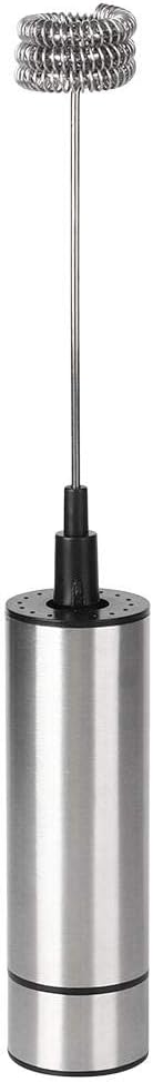 Milk Frother Handheld Foam Maker, Stainless Steel Coffee Stirrer Mixer Blender, Electric Egg Beater Kitchen Utensils