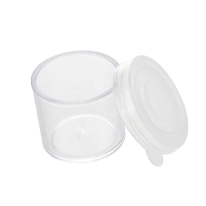 KOHAND 200PCS Plastic Mini Paint Cups with Lids, Small Sample Containers, Empty Craft Storage Pots for Beads, Glitter, Painting