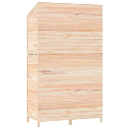 Outdoor Garden Shed, Wooden Storage Cabinet with Shelves for Backyard, Patio, and Garage Tools, 40.2 x 20.5 x 68.7 Inches