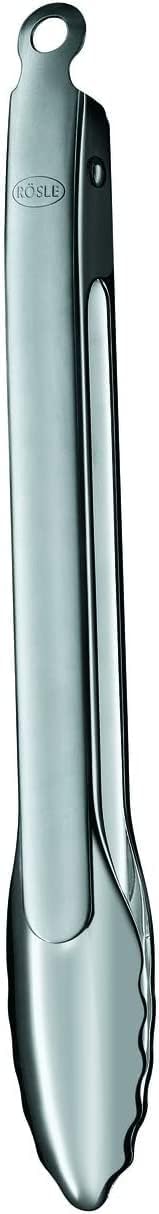 Roesle Stainless Steel 12-inch Lock and Release Tongs