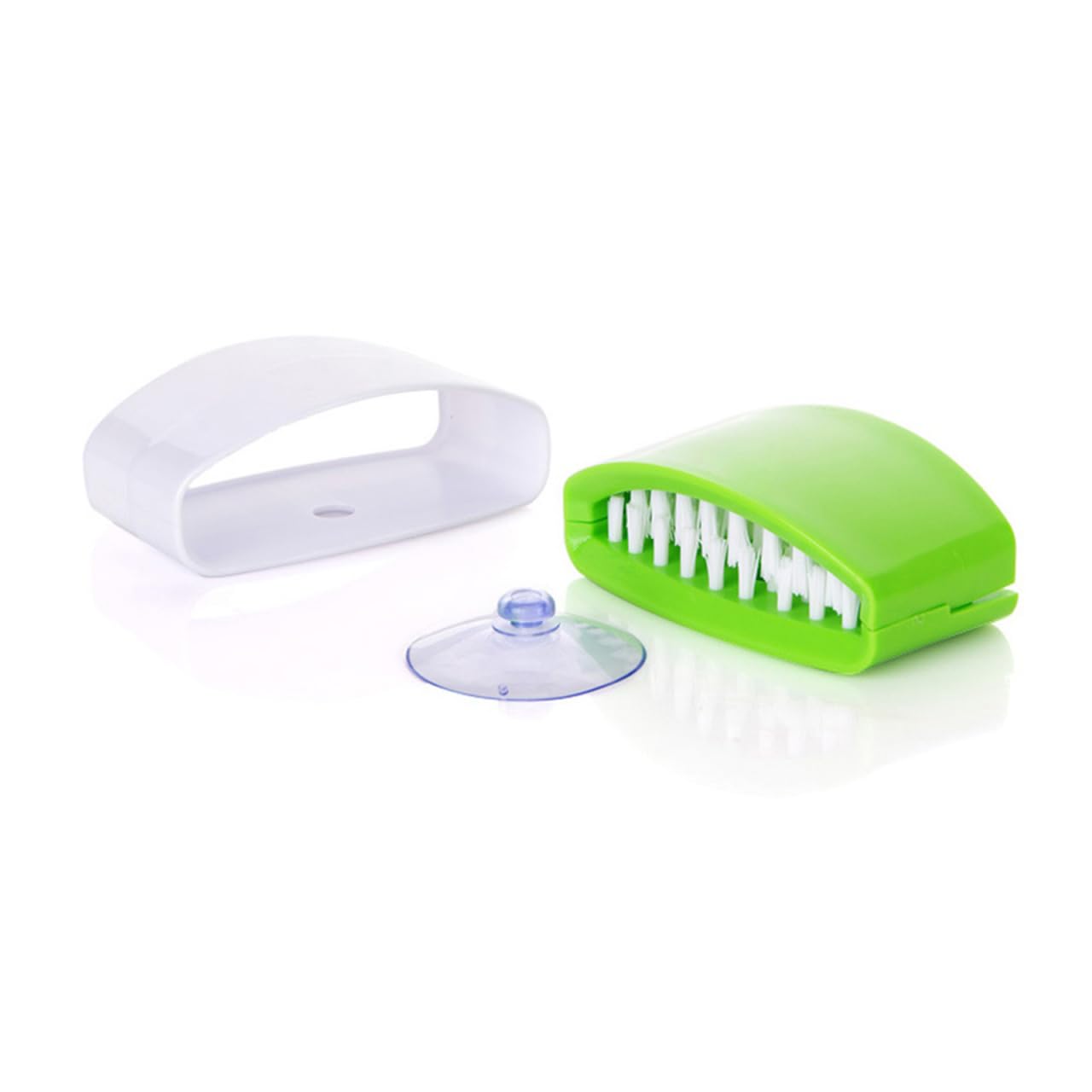 Baluue Knife Cleaner Brush with Suction Cup - 3-Pack Detachable Double-Sided Utensil Scrubber for Kitchen, Blade Cleaning Tool for Silverware Forks and Chopsticks, Non-Slip Blade Scrubber Set