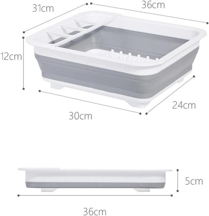 Drying Rack Kitchen, Dish Drying Rack, Collapsible Dish Racks for Kitchen Counter, Suitable for Kitchens, Motorhomes,