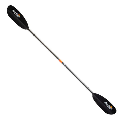 AQUA BOUND Sting Ray Carbon 2-Piece Kayak Paddle with Posi-Lok™ Ferrule, Carbon Shaft, Reinforced Nylon Dihedral Blades for Flatwater Touring and Kayak Fishing (230 cm)