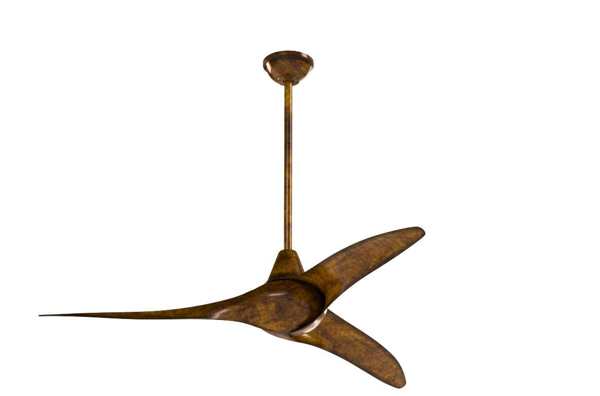 Minka-Aire F843-DK, Wave, 52" Ceiling Fan with Remote Control, Distressed Koa