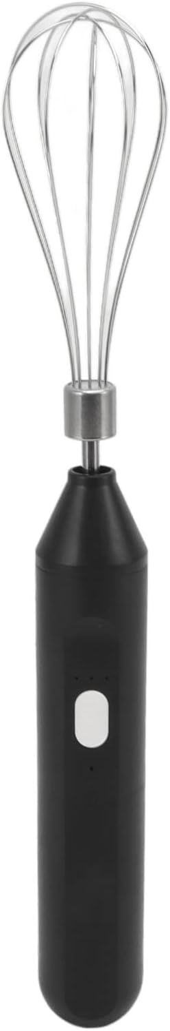 Electric Egg Beater Handheld, USB Charging Milk Frother, Portable Cordless Drink Mixer with Stainless Steel Whisk