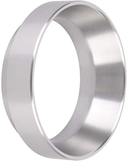 Fdit Aluminum Alloy Universal Coffee Magnetic Dosing Ring Replacement, Silver (58mm)