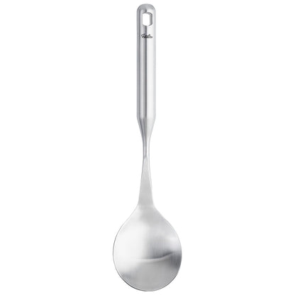 Fissler Essential Vegetable & Rice Serving Spoon, 18/10 Stainless Steel Kitchen Utensil for Serving & Cooking, Ergonomic Handle, Dishwasher Safe