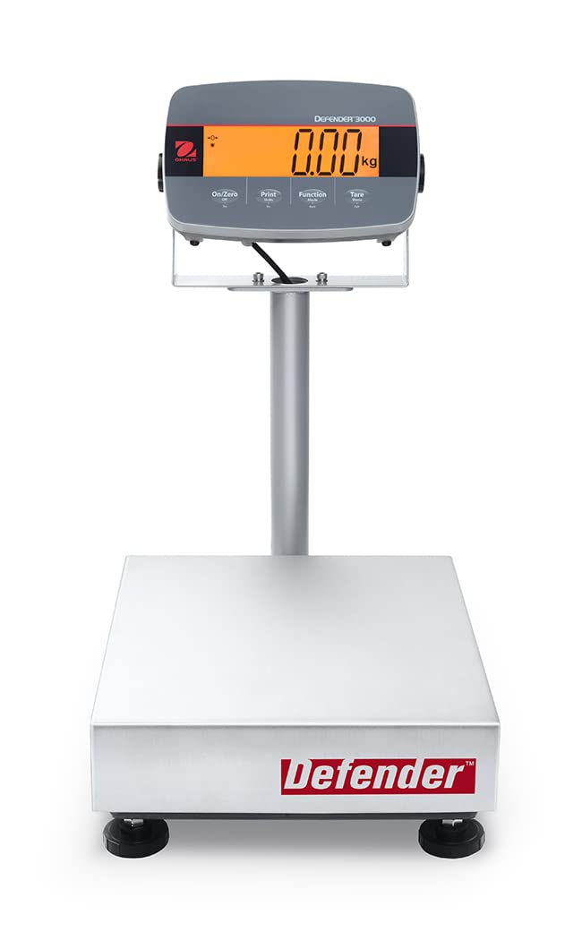 OHAUS Defender 3000 - i-D33 Bench Scale D33P30B1R1 60lb x 0.02lb (0.01lb), NTEP 30685175
