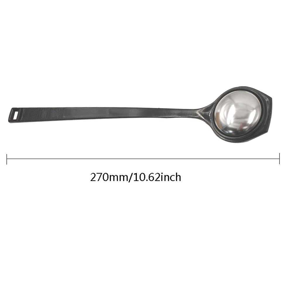 Ice Tapper，JfwuHap 3 Pcs Ice Mallet,Stainless Steel Ice Tapper,Ice Picks,Ice Crusher,Stainless Steel Tapper,Mallet Tool for Cocktails(Black)