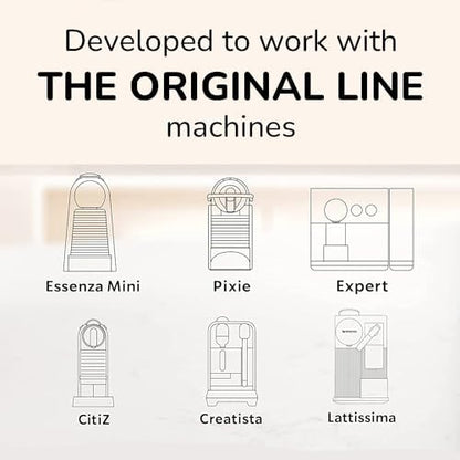 Real Coffee Decaf Capsules - Compatible with Nespresso Original Line | 100 Aluminum Capsules | 3 City Blends: Arezzo, Firenze, Torino