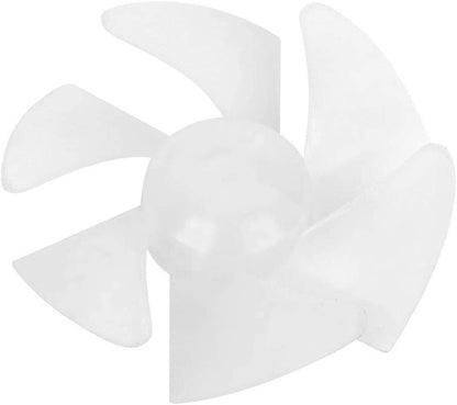 10Pcs Mini Plastic Fan Blades, Small Power Hair Dryer Fan Leaves Motor Accessories Replacement
