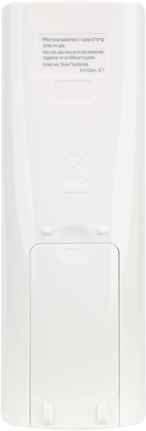 Replace AC Remote Control KKG9A-C1 KKG9B-C2 Compatible with Mirage/Agratto/Changhong Air Conditioner