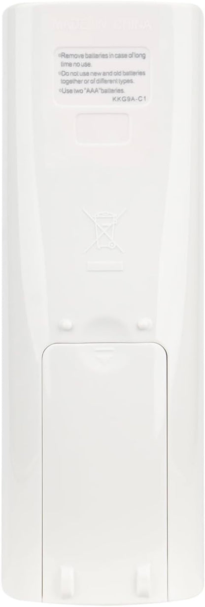 Replace AC Remote Control KKG9A-C1 KKG9B-C2 Compatible with Mirage/Agratto/Changhong Air Conditioner