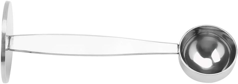Coffee Scoop Dual Purpose Stainless Steel Table Spoon for Espresso Measuring and Tamping (15ml)