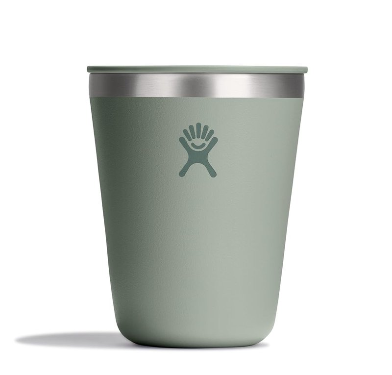 Hydro Flask 12 Oz Outdoor Coffee Tumbler – Stainless Steel Insulated Travel Cup – Camping Mug Agave Green