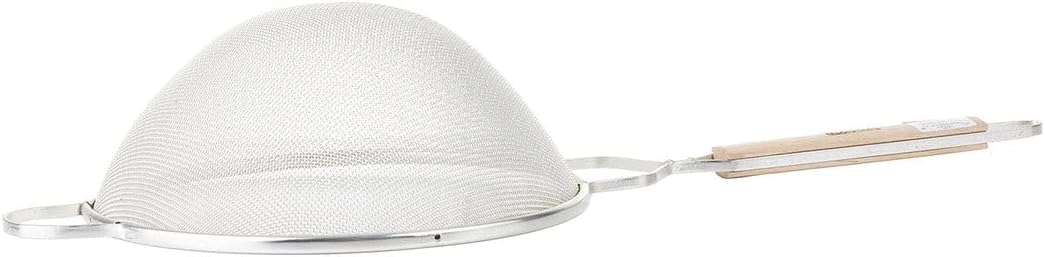 Tablecraft 10-1/4" Tinned Medium Mesh Strainer