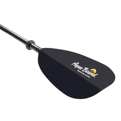 AQUA BOUND Manta Ray Carbon 2 Piece Posi-Lok™ Kayak Paddle – Lightweight Carbon Shaft, Carbon-Reinforced Nylon Blades with Dihedral Design, High-Angle Performance