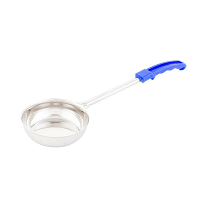 Restaurantware Met Lux 8 Ounce Portion Ladle 1 With Blue Handle Portion Serving Spoon - Does Not Corrode Dishwashable Stainless Steel Portion Control Serving Utensil Multipurpose