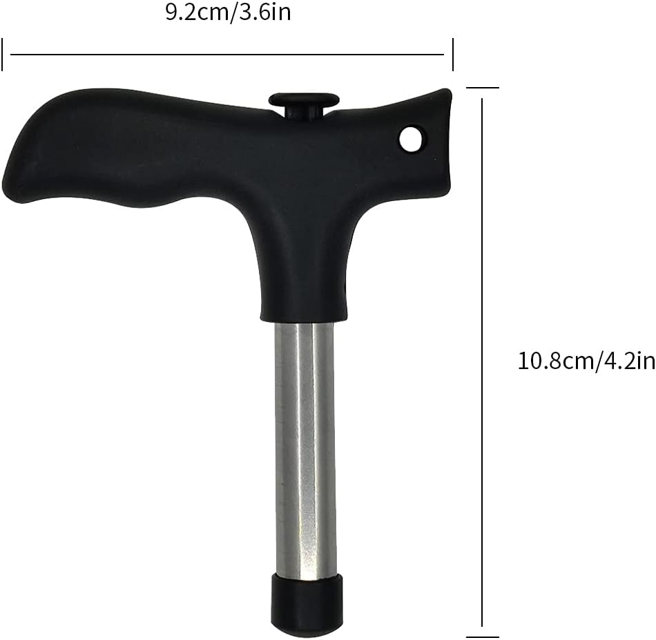 zhuohai Stainless Steel Coconut Opener Tool, Safe & Easy Straw Hole Maker for Young & Mature Coconuts