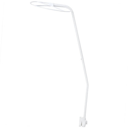 Adjustable Clip On Crib Canopy Holder, 0.9m/2.95ft Baby Net Support Rack for Crib Cot Bed, Easy Install Mosquito Net Stand for Nursery, Universal Crib Conversion Accessories (White)