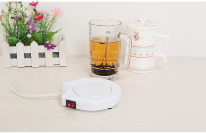 Cup Warmer Pad, Electric Powered Constant Temperature Coffee Warmer Plate for Office Home Desk Use