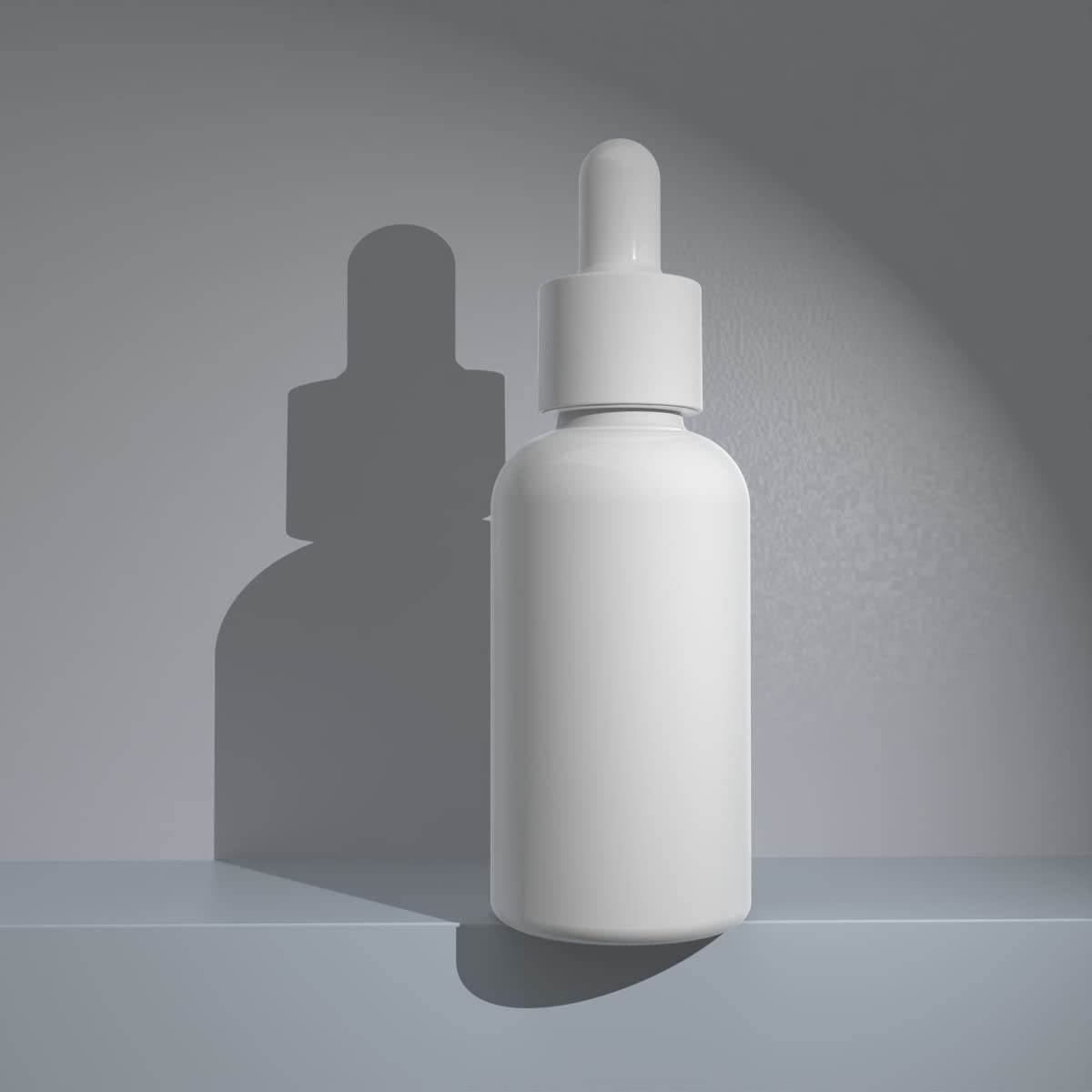 seafulee 1oz White Coated Eye Glass Dropper Bottles (30ML) with White Cap and Pipettes, UV Safe Bottles for Essential Oils and Aromatherapy (Pack of 30)