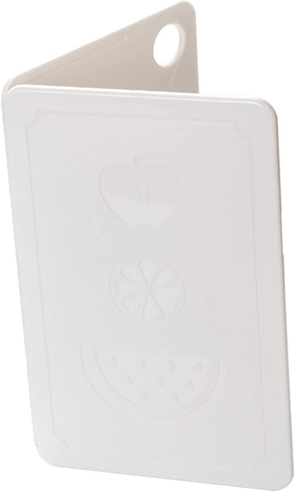 Fdit Foldable Kitchen Cutting Board, Portable Chopping Board for Outdoor Picnic, Nordic Rice White 20x12.5x0.8cm