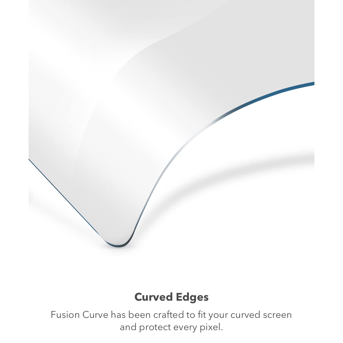 ZAGG InvisibleShield Fusion Curve with D3O for Samsung Galaxy S22 Ultra – Flexible Hybrid Screen Protection – Strengthened with D3O – Extreme Impact and Scratch Protection – for Curved Screens