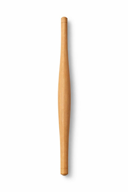 16Inch Professional French Rolling Pin for Baking Premium Sal Hardwood Dough Roller for Pizza Pastry Fondant & Cookies Lightweight Durable & Moisture Resistant Tapered Wood Roller for Kitchen