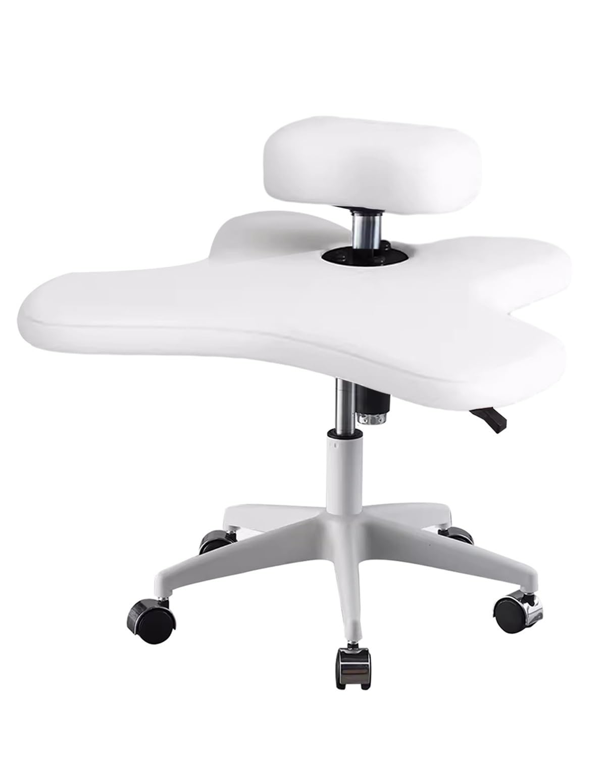 Cross Kneeling Meditation Chair，Kneeling Ergonomic Chair Cross Legged Office Chair Yoga Desk Chair for Meditation, Wide 2 Cushion Seat Cross Legged Squatting Kneeling Office Recliner, Home B