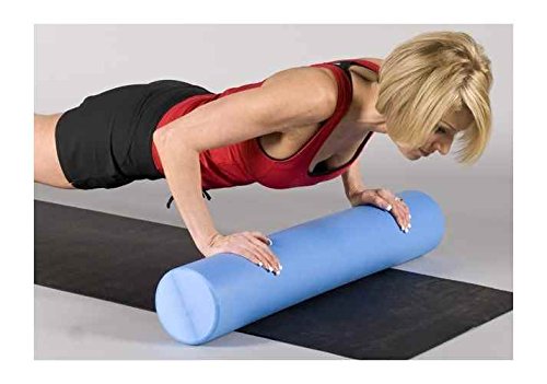 JFIT High Density Smooth EVA Foam Roller - Made in Taiwan - Multiple Size Options Available - Exercise, Massage, Muscle Recovery, Round Foam Roller