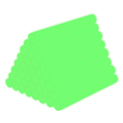 ENPOINT Glow in The Dark Glue Sticks Bulk, 36 Pack Sealing Wax Sticks for Stamp Seals Crafting DIY Art Gluing Project Low and High Temp Car Dent Repair Sealing, 4" Long x 0.43" Dia