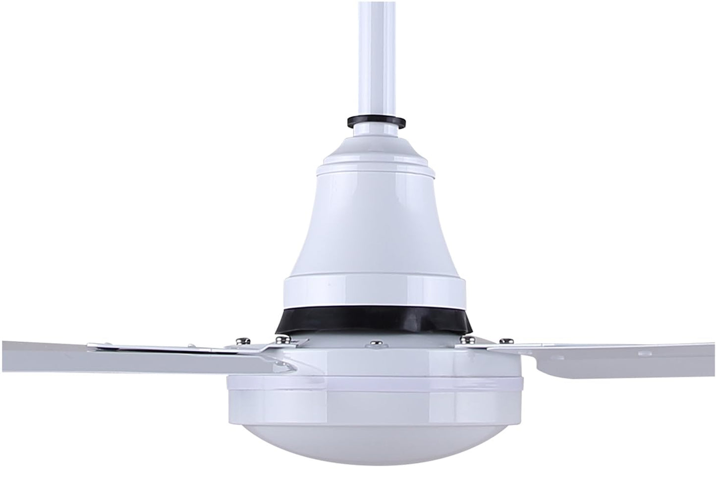 56" White Industrial Ceiling Fan – High-Performance DC Motor for Gyms, Schools, Studios, and Large Spaces – Quiet & Energy-Efficient – Wall Control Included