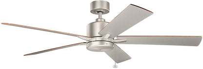 Kichler 330243NI, Bowen Brushed Nickel 60" Ceiling Fan