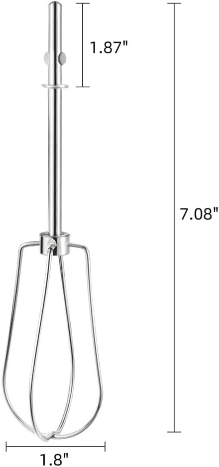 Hand Mixer Turbo Beaters, suitable for KitchenAid W10490648, KHM2B, AP5644233, PS4082859