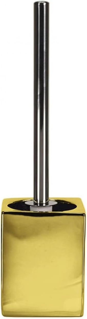 Glamour Chic Porcelain Soap Dispenser, Gold, 5.83" t X 3.86" w