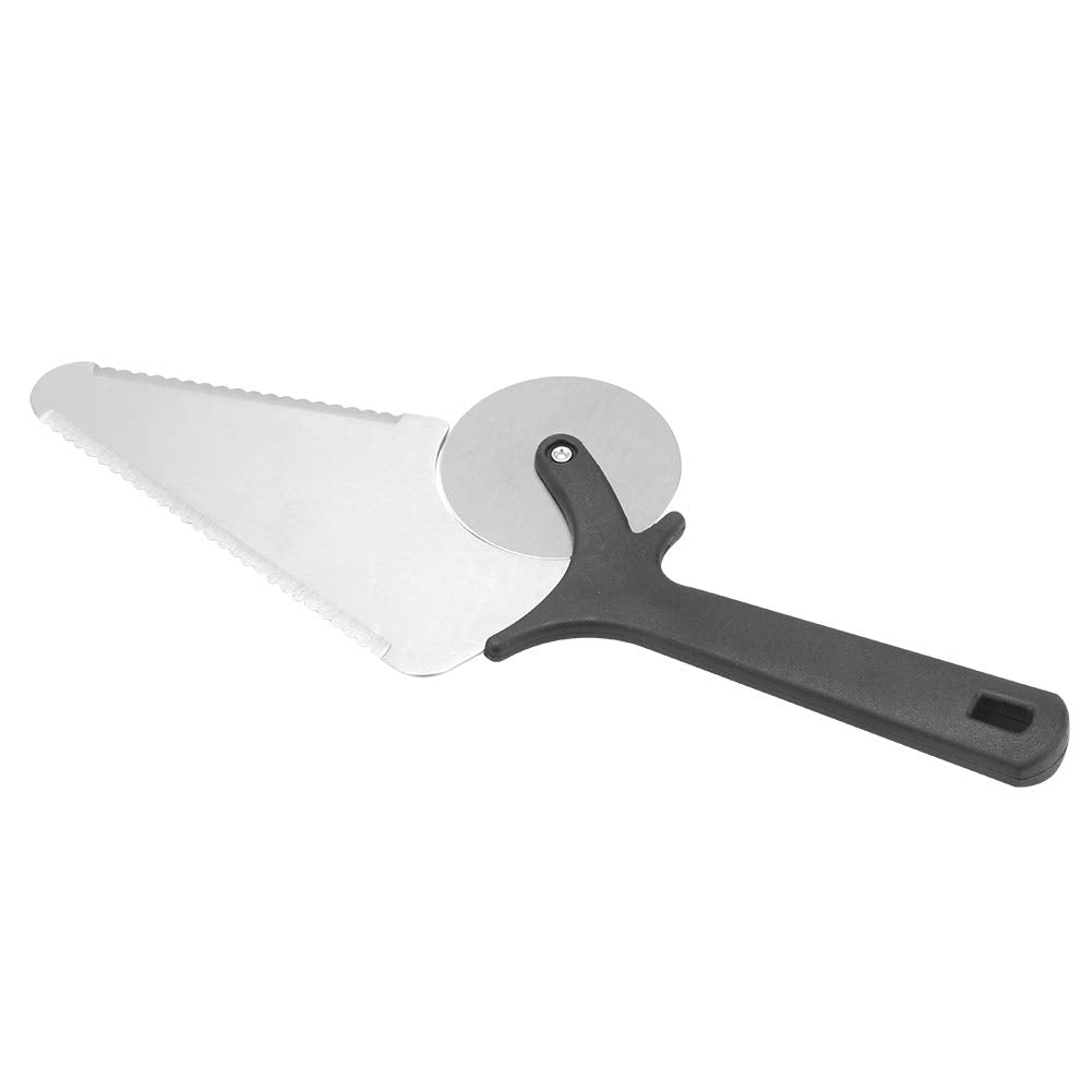 Pizza Cutter, Professional Sharp funny Classic Cutters Multifunctional Stainless Steel Pastry Pizza Wheel Cutter Shovel Spatula Tool