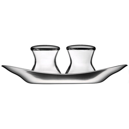 WMF 660079990 Wagenfeld Salt and Pepper Shaker Set