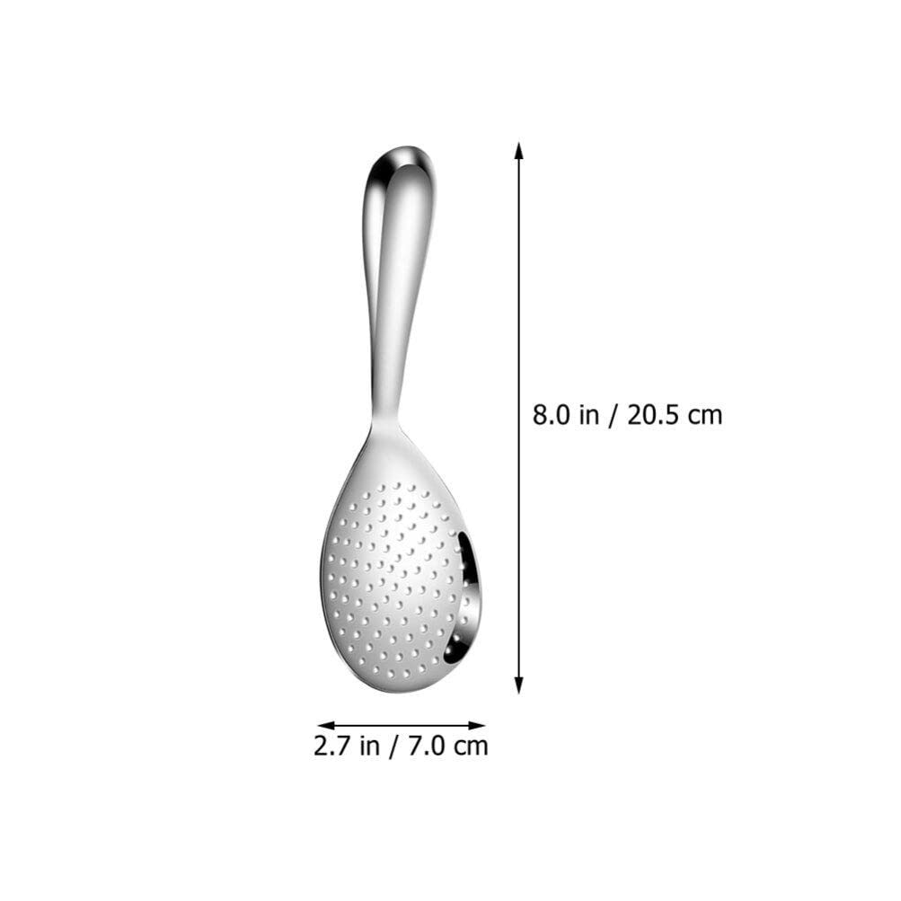 Kichvoe Stainless Steel Rice Spoon Set 2Pcs Rice Paddle Scooper for Cooking and Serving Kitchen Utensils Easy to Clean 8.07In Length