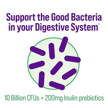 Culturelle Pro Strength Daily Probiotics For Digestive Health (2 Month Supply) with Prebiotics for Women & Men, Supports Occasional Diarrhea, Gas & Bloating, Gluten & Soy Free, 60 Count