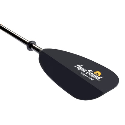 AQUA BOUND Sting Ray Carbon 2-Piece Kayak Paddle with Posi-Lok™ Ferrule, Carbon Shaft, Reinforced Nylon Dihedral Blades for Flatwater Touring and Kayak Fishing (240 cm)