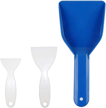 INOOMP 3pcs Plastic Refrigerator Freezer Scraper, Household Gadgets for Ice Removal and Multitools