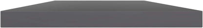 vidaXL Engineered Wood Bookshelf Boards - High Gloss Gray Replacements, Durable Storage Solutions for Modern Living