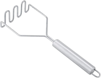 FTVOGUE Stainless Steel Potato Masher, Vegetable Mud Crusher, Kitchen Gadgets for Potato Puree