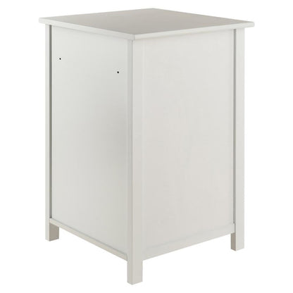Pemberly Row 3-Drawer Transitional Wooden File Cabinet, Composite Wood, White Finish, 30.7" H x 20.8" W x 20.2" D, Storage for Legal and Letter Files, Home or Office Use
