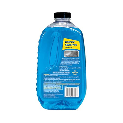 Rain-X 620073 - Car Wash Deep Cleaning, High Foam Soap Provides Spot Free Shine with No Towel Or Hand Drying Needed - Car soap for car cleaning and detailing 48 fl oz
